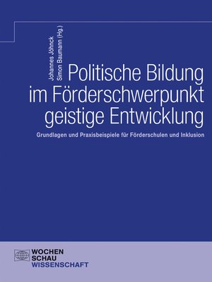 cover image of Politische Bildung im Förderschwerpunkt geistige Entwicklung